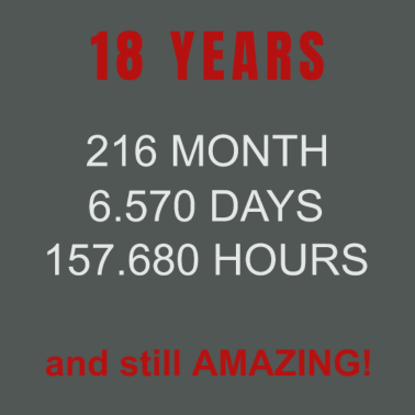 Motiv 18 Jahre Geschenkidee