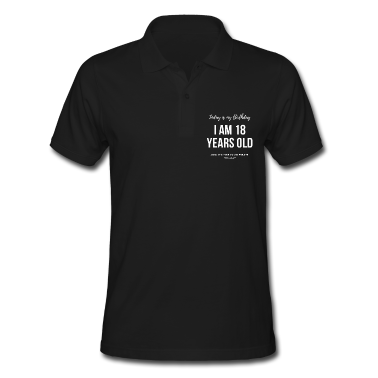 Geschenk zum 18 Poloshirt - 18.Geburtstag T-Shirt Volljährig Geschenke zum 18