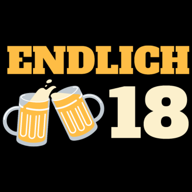 Motiv Endlich 18 Jahre alt / 18. Geburtstag