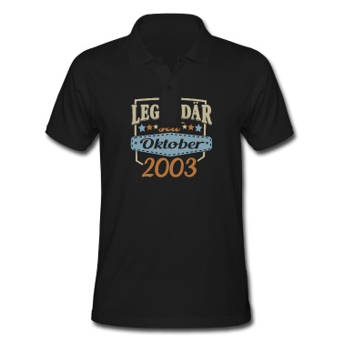 Geschenk zum 18 Poloshirt - Geschenke zum 18. Geburtstag Sprüche Oktober 2003